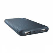 Trust PowerBank Primo Ultra-thin Powerbank (10000mAh; 15W USB-C 12W 2xUSB; Blue) 