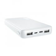 Trust PowerBank Primo Compact Powerbank (15000mAh; 15W USB-C 12W 2xUSB; White) 