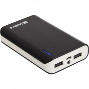 Sandberg PowerBank 7800mAh (LED light;  1A 2,1A USB port; Black) 