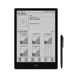 Onyx BOOX e-book 10,3" Note (HD Mobius Carta, 1872x1404; 1.6GHz Quad, 2GB/32GB, WiFi; BT4.1; 4100mAh; A6.0; Wacom) Tablety