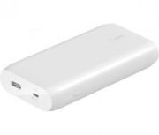 Belkin Powerbank 20.000 MAH 30W POWER DELIVERY WHITE 