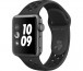 Apple Watch Series Nike 38mm Gray aluminum case antracit Black Nike with sports strap thumbnail