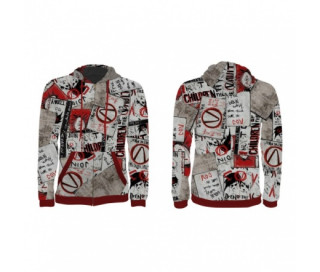 Hoodie Borderlands 3 "Propaganda" Cut & Sew Zipper Hoodie, M GE6519M Merch