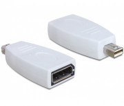 Displayport mini 1.2 male -> Displayport 1.2 female (Delock) White 