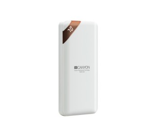 Canyon CNE-CPBP10W 10000mAh Powerbank with digital display White Mobile