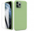 AhaStyle Apple iPhone 11 silicone case tempered glass glass foil, Green thumbnail