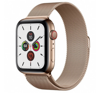 Apple Watch Series GPS+Cellular smart watch, 44mm,Stainless steel, Gold/Gold strap Mobile