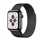 Apple Watch Series GPS+Cellular smart watch, 40mm,Stainless steel, Gray/Black strap 