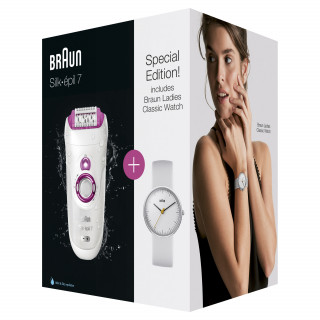 BRAUN SE7-521GS EPILATOR + Braun women watch Home