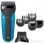 BRAUN 310BT WD/blue  - black/razor thumbnail