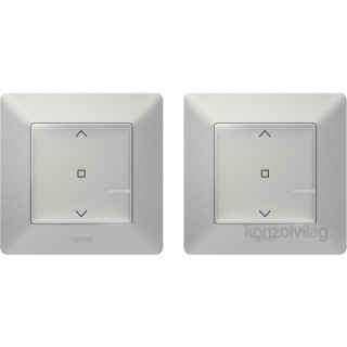 Legrand Valena Life Netatmo Paired Set: 1 Smart ShutterSwitch + 1 Wireless shutter control -aluminium Home