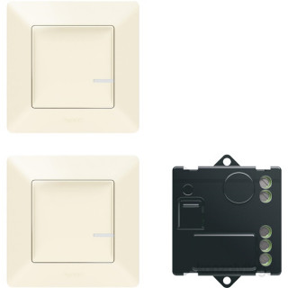 Legrand Valena Life Netatmo Paired Set: 2 Wireless Switch + micro module Home