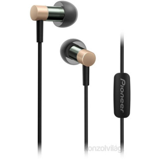 Pioneer SE-CH3T-G Hi-Res in-Ear Headset Gold Mobile