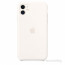 Apple iPhone 11 White silicone case thumbnail