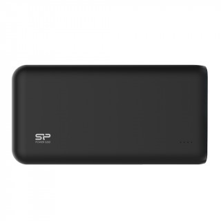 Silicon PowerBank 20000mAh S200 PowerBank Black (USB1: DC 5V/2.1A, USB2: 5V 1A) Mobile