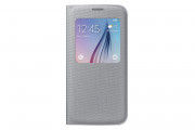 Samsung EF-CG920BSE Silver View flip case S6 