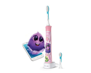 Philips Sonicare for Kids HX6352/42 sonic  electric toothbrush interactive app, pink Home