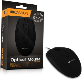 Canyon CNE-CMS1 myš Všestranný USB Typ-A Optický 800 DPI PC