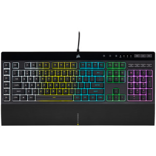 Corsair K55 RGB PRO klávesnica USB QWERTY Anglický Čierna PC