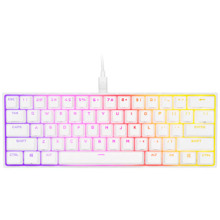 Corsair K65 RGB MINI klávesnica USB QWERTY Anglický Biela PC