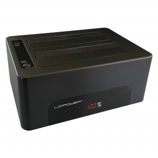 LC-Power LC-DOCK-U3-V dokovacia stanica pre úložné jednotky USB 3.2 Gen 1 (3.1 Gen 1) Type-B Čierna PC