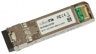 Mikrotik S+85DLC03D modul transcieveru Optické vlákno 10000 Mbit/s SFP+ 850 nm PC