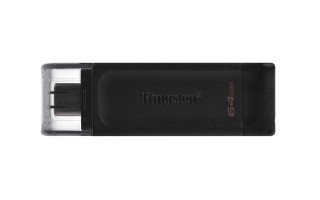 Kingston Technology DataTraveler 70 USB kľúč 64 GB USB Typ-C 3.2 Gen 1 (3.1 Gen 1) Čierna PC