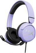 HyperX Cloud Mini - Gaming Headset (Lavender) Slúchadlá s mikrofónom Kábel Pres hlavu Hranie Čierna, Levanduľa 