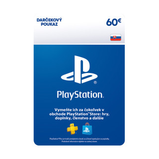 ESD SK - PS Store darčekový poukaz - 60 EUR PS4