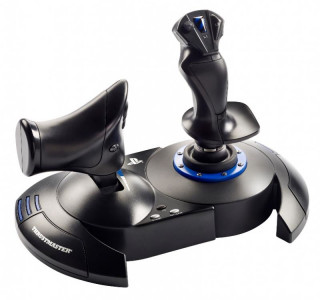 Thrustmaster T.Flight Hotas 4 Čierna, Modrá USB 2.0 Joystick Digitálny PC, PlayStation 4 PC