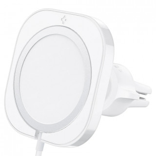 Spigen MagFit magnetic car holder MagSafe charger compatible,white Mobile