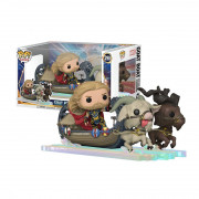 Funko Pop! #206 Rides Super Deluxe: Marvel Thor Love and Thunder - Goat Boat with Thor, Toothgnasher & Toothgrinder Bob 