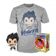 Funko Pop! Dragon Ball Z: Vegeta Vinyl Figure Tee Box & T-Shirt M Set 