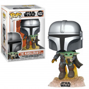 Funko Pop! #402 Star Wars: The Mandalorian- Mando Flying w/Jet 