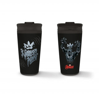 Black Panther (Warrior King) Metal Travel Mug, 450 ml Merch