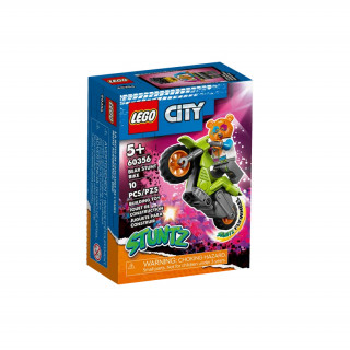 LEGO City Medveď a kaskadérska motorka (60356) Hračka