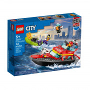 LEGO City Hasičská záchranná loď a čln (60373) 