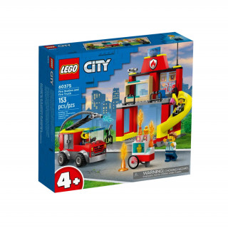 LEGO City Hasičská stanica a auto hasičov (60375) Hračka