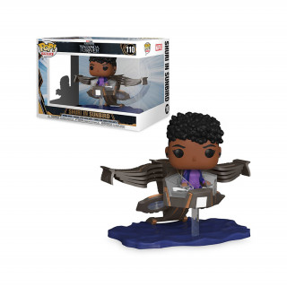 Funko Pop! Rides Super Deluxe: Marvel Black Panther Wakanda Forever - Shuri in Sunbird #110 Bobble-Head Vinyl Figura Merch