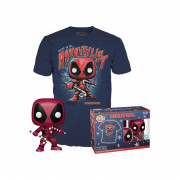 Funko Pop! & Tee (Adult): Marvel - Deadpool Holiday Vinyl Figure & T-shirt (M) 