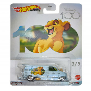 Hot Wheels Pop cculture assortment - 1985 Chevrolet Astro - Lion king (DLB45-HKC88) Hračka