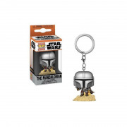 Funko Pop! Keychain: Mandalorian- Mando w/Blaster 