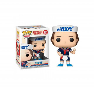 Funko Pop! #803 Television: Stranger Things - Steve with Hat and Ice Cream Vinyl Figure Merch