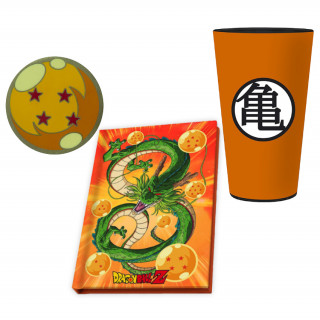 DRAGON BALL - XXL Glass + Pin + Notebook - "Dragon Ball" Merch