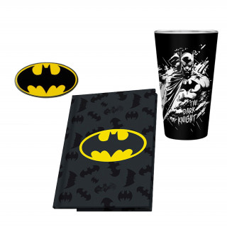 DC Comics - XXL Cup + Pin + Notebook - "Batman" Merch