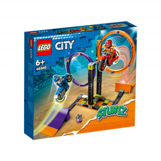 LEGO City Kaskadérska výzva s rotujúcimi kruhmi (60360) Hračka