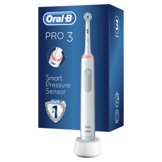 Oral-B PRO3 3000 Elektrická zubná kefka Sensi Clean Head Home