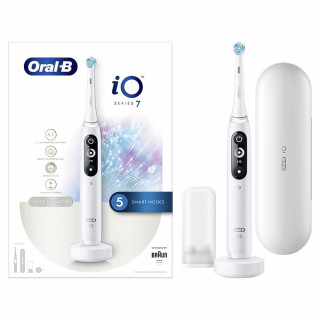 Oral-B iO7 Elektrická zubná kefka biela Home