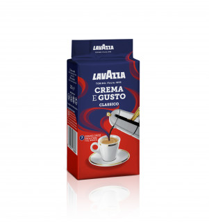 Lavazza Crema e Gusto Classico Ground Coffee 250g mletá káva Home