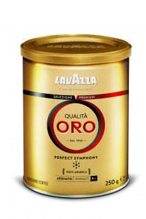 Lavazza Qualita Oro Perfect Symphony Ground Coffee Metal Can 250g mletá káva Home